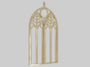 Neo-Gothic Arch Pendant 3d printed 