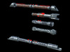 ACC-15-Ninja Laser Sticks 6-7inch 3d printed 