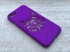 Iphone 7 Case, Geometric Fox/Wolf 3d printed Purple Iphone 7 case Fox/Wolf Isometric Front