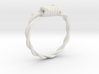 Barbed wire ring 3d printed 