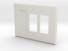 Philips Hue Single Dimmer Plate Left 3 Gang Decora 3d printed 