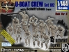 1/144 German U-Boot Crew Set102 3d printed 