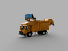 Garbage Truck 1-87 HO Scale 3d printed 