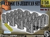 1/56 US Jerrycan x20 Set101 3d printed 