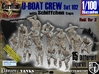 1/100 German U-Boot Crew Set102 3d printed 