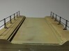 HO RDG Bridge Handrail Stanchions (12-pack) 3d printed Overview on concrete deck bridge