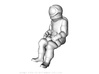 Generic Astronauts Set / 1:72 3d printed Spacecraft seat position