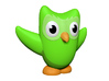 Duolingo Owl Figure 3d printed 
