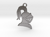 Knight Helmet Pendant/Keychain 3d printed 