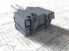 1/325 Battle Class 4.5"/45 QF MKIV RP10 Gun x2 3d printed 3d render showing product detail