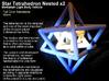 2 Star Tetrahedrons Merkabah 50mm 3d printed 
