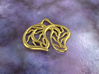 Leaves 3d printed brass material