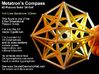 Sacred Geometry: Metatron's Compass 100mm - 4D Vec 3d printed 