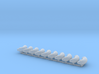 ø4.8mm 3/16" Pipe Fittings 90° Elbow 10pc 3d printed 