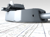 1/192 HMS Hood 15" (38.1 cm) Mark II Turrets 1941 3d printed 3d render showing B Turret detail