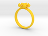 Flower Ring 3d printed 