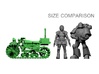 28mm Vezdekhod tracked vehicle (4 pieces) 3d printed 