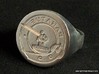 Custom Signet Ring 3d printed Signet ring in the tradition of Scottish crest badge