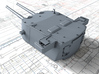 1/200 HMAS Canberra 8"/50 MKVIII Guns 1942 3d printed 3d render showing A and Y Turret detail