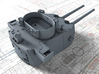 1/200 HMAS Canberra 8"/50 MKVIII Guns 1942 3d printed 3d render showing B and X Turret detail