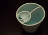 Two Liquids Dual Drinking Cup 3d printed 