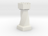 Geometric Chess Set Rook 3d printed 
