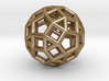 Rhombicosidodecahedron Steel 1" 3d printed 