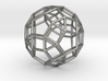 Rhombicosidodecahedron Precious Metals 1" 3d printed 