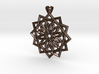 12 pointed star pendant 3d printed 