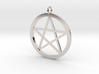 pentacle pendant 3d printed 