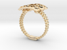 Hagit's Woven Family Ring 3d printed 