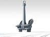 1/192 RN Byers Stockless Anchors 75cwt x2 3d printed 3d render showing product detail