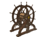 1/96 Ship's Wheel (Helm) for USS Constitution 3d printed Painting suggestion.