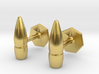 5.56 x 45mm Projectile Cufflinks 3d printed 