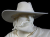 The Gunfighter (Large) 3d printed Close up of head