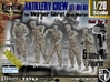 1/20 German Artillery Crew Set001-03 3d printed 