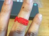 Taemin Ring 3d printed Size 5 in Red Processed Versatile Plastic