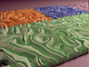 Coral pattern Seamless tiles 9.1x9.1x..57 cm 3d printed 