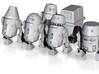 6 Assorted Space Mechanical Robots  3d printed 