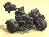 28mm Astro bike + sidecar + guns 3d printed 