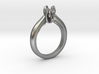 Solitaire Engagement Ring Setting (5 mm) 3d printed 