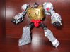 Thigh-Extending Knees for PotP Grimlock 3d printed 