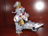 Thigh-Extending Knees for PotP Grimlock 3d printed 