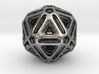 Nested Icosahedron for pendant 3d printed 