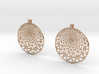 Grid Reluctant Earrings 3d printed 