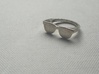 Endless Summer Ring 3d printed Polished Silver