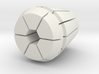 Collet-w-hex_34375 B 3d printed 