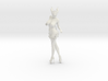 35cm Masked nude female warrior 3d printed 