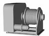 Trunnion winch 1:100 3d printed 