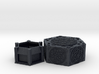 Centrifugal Force Puzzlebox v2.0 3d printed Black Professional Plastic